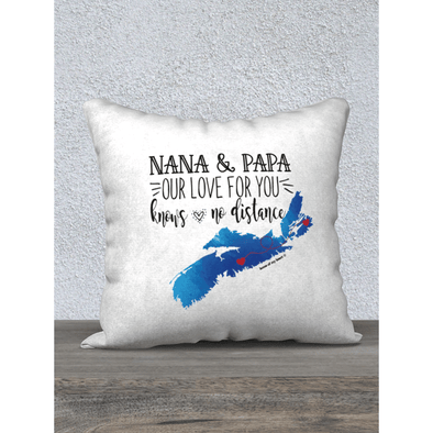 Personalized - Love Knows No Distance Pillow