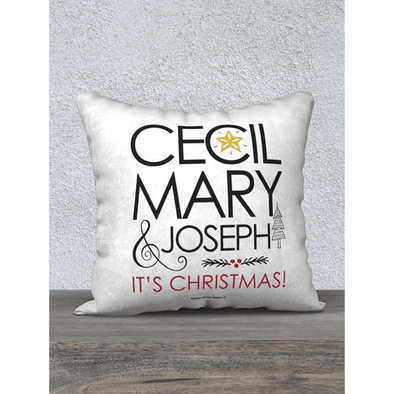Cecil, Mary and Joseph, it's Christmas!